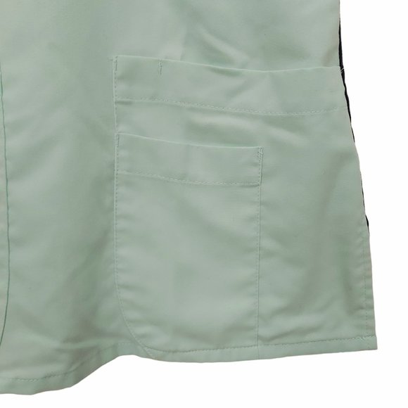 Grey's Anatomy Scrub Top Womens XXS Green V-Neck Short Sleeve Active Uniform - Picture 5 of 9